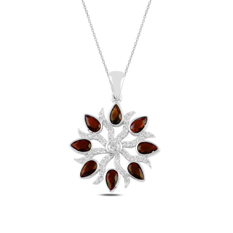 Gümüş%20Zirkon%20Taşlı%20Kolye-Garnet%20zirkon%20(kırmızı)