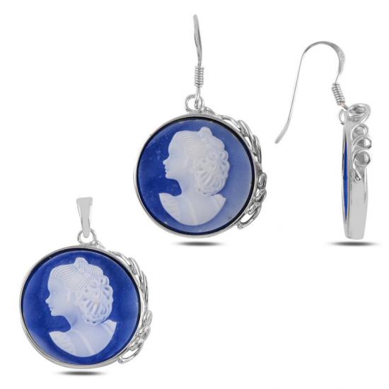 Gümüş Cameo Set